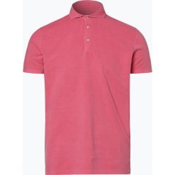 DENIM by Nils Sundström - Męska koszulka polo, różowy. Różowe koszulki męskie DENIM by Nils Sundström, m, bez wzorów, z denimu, bez rękawów. Za 129,95 zł.