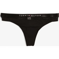 Tommy Hilfiger - Stringi damskie, czarny. Czarne stringi damskie TOMMY HILFIGER, s, bez wzorów. Za 89,95 zł.
