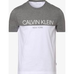 Calvin Klein - T-shirt męski, szary. Szare t-shirty męskie Calvin Klein, s, z nadrukiem, bez kołnierzyka. Za 179,95 zł.