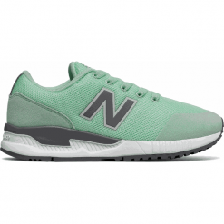 New Balance KV005SGY. Szare buciki niemowlęce dziewczęce marki New Balance, z materiału. W wyprzedaży za 89,99 zł.