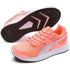 Puma Escaper Mesh Bright Peach Silver Wh 38. Szare buty sportowe damskie Puma, bez wzorów, z meshu, sportowe, na fitness i siłownię. Za 216,99 zł.