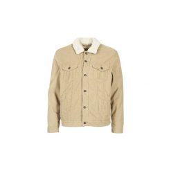 Kurtki jeansowe Levis GOOD SHERPA TRUCKER. Brązowe kurtki męskie marki Levi's®, xxl, bez wzorów, z jeansu, bez kaptura. Za 455,20 zł.