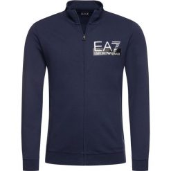 Bluza EA7 Emporio Armani 6GPM61 PJ05Z 1554. Niebieskie bluzy męskie EA7 Emporio Armani, xxl, bez wzorów, z bawełny, bez kołnierzyka, bez rękawów, bez kaptura. W wyprzedaży za 279,00 zł.