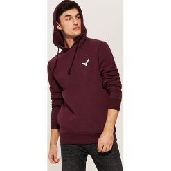 Bluza z haftem - Bordowy. Czerwone bluzy męskie House, l, z haftami. Za 89,99 zł.