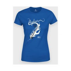 Koszulka damska Vinyl Stylus. Koszulki damskie MegaKoszulki, m, bez wzorów, z bawełny, z podwójnym kołnierzykiem, bez rękawów. Za 54,90 zł.