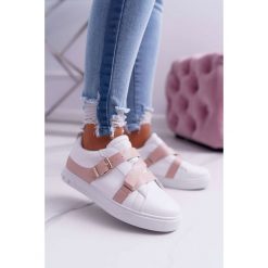 Sportowe Damskie Buty Różowa Sprzączka Białe Superior. Różowe buty sportowe damskie Tagless, bez wzorów, sportowe. Za 69,00 zł.