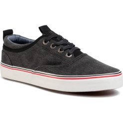 Tenisówki BIG STAR - FF174066 Czarny Szary. Szare półbuty męskie BIG STAR, na co dzień, bez wzorów, z gumy, eleganckie, bez zapięcia. Za 129,00 zł.