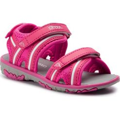Sandały KAPPA - Breezy II K 260679K Pink/White 2210. Różowe sandały dziewczęce Kappa, ze skóry ekologicznej, bez zapięcia. W wyprzedaży za 79,00 zł.