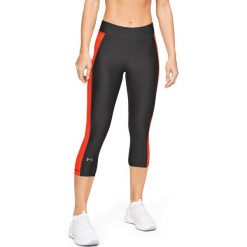 Under Armour HeatGear® Legginsy Czarny Czerwony. Czerwone spodnie damskie l, z elastanu. Za 206,95 zł.