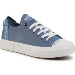 Trampki BIG STAR - FF274211 Blue. Niebieskie półbuty damskie BIG STAR, bez wzorów, z gumy, bez zapięcia. Za 119,00 zł.