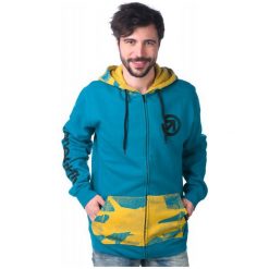 Bejsbolówki męskie: Meatfly Bluza Męska Splinter M Niebieski