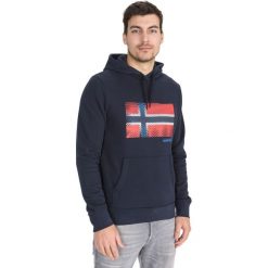 Napapijri Bibu Bluza Niebieski. Niebieskie bluzy męskie Napapijri, l, z nadrukiem, z bawełny, bez kołnierzyka, bez rękawów, bez kaptura. Za 461,95 zł.
