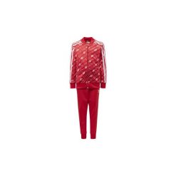 Spodnie dresowe dziewczęce: Zestawy dresowe adidas Dres Monogram Trefoil SST