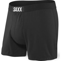 Męskie bokserki SAXX Ultra Free Black. Czarne bokserki męskie marki Saxx, z wiskozy. Za 123,99 zł.