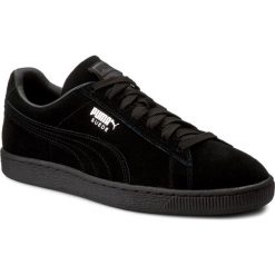 Sneakersy PUMA - Suede Classic+ 352634 77 Black/Dark Shadow. Czarne półbuty damskie Puma, bez wzorów, ze skóry, bez obcasa, na płaskiej podeszwie, bez zapięcia. W wyprzedaży za 219,99 zł.