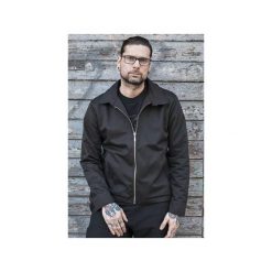 Kurtka z haftem"Keep Yourself Alive" - Bohater x Jurek Tchórzewski. Szare kurtki męskie marki Button. Za 119,40 zł.