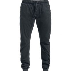 Spodnie męskie: Urban Classics Cotton Twill Jogging Pants Spodnie dresowe czarny