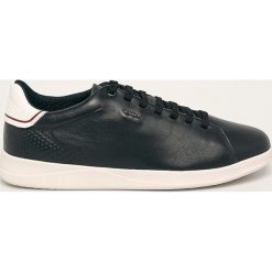 Geox - Buty skórzane. Niebieskie sneakersy męskie Geox, ze skóry, na sznurówki. W wyprzedaży za 359,90 zł.
