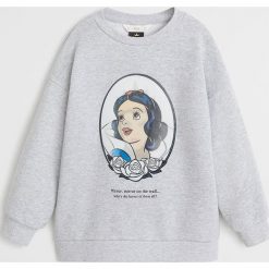 Mango Kids - Bluza dziecięca Mirror 110-164 cm. Szare bluzy dziewczęce Mango Kids, z aplikacjami, z bawełny, bez rękawów, bez kaptura. Za 89,90 zł.