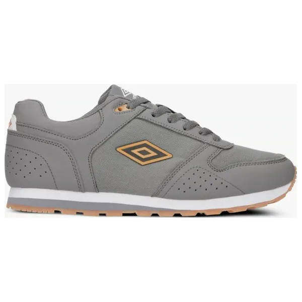 Umbro Follow Ii buty męskie, szary, rozmiar 41. Szare buty sportowe męskie Umbro, ze skóry, bez zapięcia. W wyprzedaży za 103,99 zł.