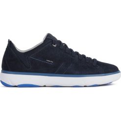 Geox Nebula Tenisówki Niebieski. Niebieskie trampki męskie Geox, bez wzorów, ze skóry, bez zapięcia. Za 602,95 zł.