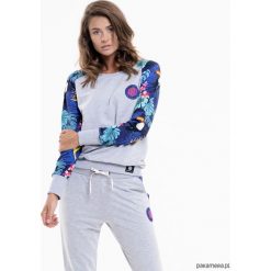 Bluza Simle Gray&Toucan. Szare bluzy damskie Pakamera, bez wzorów, z dresówki, bez rękawów, bez kaptura. Za 219,00 zł.