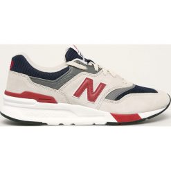 New Balance - Buty CM997HEQ. Brązowe sneakersy męskie New Balance, ze skóry, na sznurówki. W wyprzedaży za 269,90 zł.