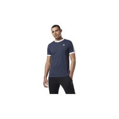 T-shirty z krótkim rękawem Reebok Sport Koszulka Training Essentials Linear Logo Tee. Szare koszulki męskie Reebok Sport, xl, bez wzorów, sportowe, bez kołnierzyka, z krótkim rękawem, krótkie. Za 89,95 zł.
