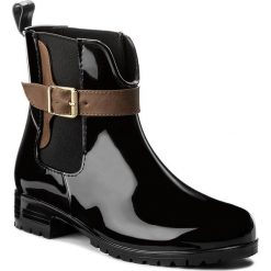 Buty zimowe damskie: Kalosze TAMARIS – 1-25410-29 Black/Cognac 023
