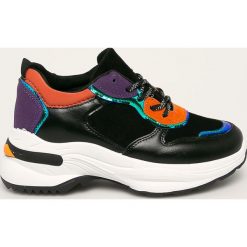 Answear - Buty. Czarne buty sportowe damskie ANSWEAR, bez wzorów, z materiału, sportowe. W wyprzedaży za 79,90 zł.