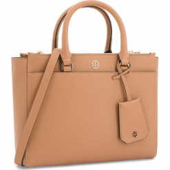 Torebka TORY BURCH - Robinson Small Double-Zip Tope 46331 Cardamom/Royal Navy 243. Pomarańczowe torebki klasyczne damskie Tory Burch, bez wzorów, ze skóry, klasyczne, duże, bez dodatków. Za 1679,00 zł.