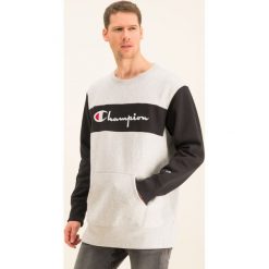 Bluza Champion Colour Block Kangaroo Pocket 214049. Szare bluzy męskie Champion, m, bez wzorów, z bawełny, bez kołnierzyka, bez rękawów, bez kaptura. W wyprzedaży za 229,00 zł.