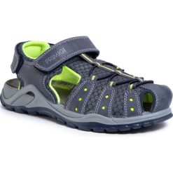 Sandały PRIMIGI - 5396000 D Blu. Niebieskie sandały chłopięce Primigi, ze skóry, bez zapięcia. W wyprzedaży za 249,00 zł.