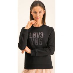 Bluza Red Valentino SR3MF01H. Czarne bluzy damskie Red Valentino, m, bez wzorów, z bawełny, bez rękawów, bez kaptura. W wyprzedaży za 569,00 zł.