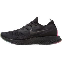 Nike Performance EPIC REACT FLYKNIT BE TRUE Obuwie do biegania treningowe black/pink blast/purple pulse. Czarne buty do biegania męskie Nike Performance, z materiału. Za 629,00 zł.