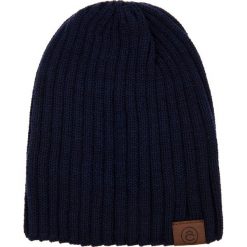 Czapka Granatowa Ivan. Czapki męskie LANCERTO, bez wzorów, z wełny. Za 149,90 zł.