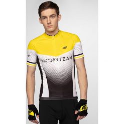 Koszulka rowerowa męska RKM154 - żółty. Żółte koszulki męskie 4f, m, bez wzorów, rowerowe. Za 199,99 zł.