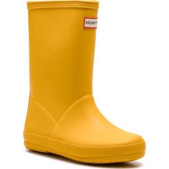 Kalosze HUNTER - Kids First Classic KFT5003RMA Yellow. Żółte kalosze dziewczęce Hunter. Za 199,00 zł.