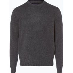 Andrew James - Sweter męski z czystego kaszmiru, szary. Szare swetry męskie marki Andrew James, xl, bez wzorów, z kaszmiru, eleganckie, z klasycznym kołnierzykiem, bez kaptura. Za 649,95 zł.