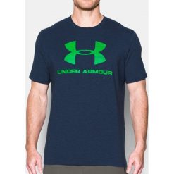 Under Armour Koszulka męska CC Sportstyle Logo Granatowo-zielona r. S (1257615-415). Niebieskie koszulki sportowe męskie Under Armour, m. Za 76,62 zł.