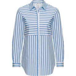 Bluzki damskie: Bluzka w paski: MUST HAVE bonprix niebiesko-biały w paski