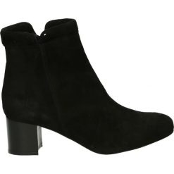 Botki - 4052 CAM NER. Czarne botki damskie skórzane marki Venezia, na obcasie. Za 299,00 zł.