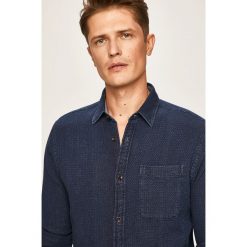 Premium by Jack&Jones - Koszula. Niebieskie koszule męskie Premium by Jack&Jones, s, bez wzorów, z bawełny, klasyczne, z klasycznym kołnierzykiem, z długim rękawem. W wyprzedaży za 89,90 zł.