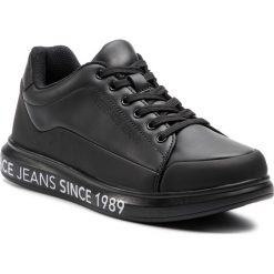 Sneakersy VERSACE JEANS - E0YTBSN1 70992 899. Czarne sneakersy męskie Versace Jeans, na co dzień, bez wzorów, z jeansu, bez zapięcia. Za 689,00 zł.