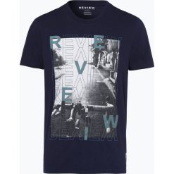 T-shirty męskie z nadrukiem: Review - T-shirt męski, niebieski