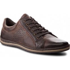Półbuty LASOCKI FOR MEN - MI08-C273-323-02 Brown. Brązowe derby męskie Lasocki For Men, z materiału. Za 179,99 zł.