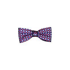 Granatowa mucha w czerwone i szare kwiatki jedwabna S13. Szare muszki męskie Modini Moda Męska, na co dzień, w kwiaty, z jedwabiu, eleganckie. Za 62,10 zł.