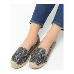 Espadryle damskie: Szare Espadryle Gregorio