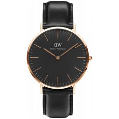 Zegarki unisex Daniel Wellington Classic Shefield DW00100127. Czarne zegarki męskie marki Daniel Wellington. Za 675,00 zł.