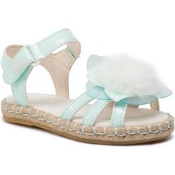 Espadryle UGG - T Cactus 1099795T Sos. Zielone sandały dziewczęce Ugg, ze skóry, bez zapięcia. W wyprzedaży za 209,00 zł.